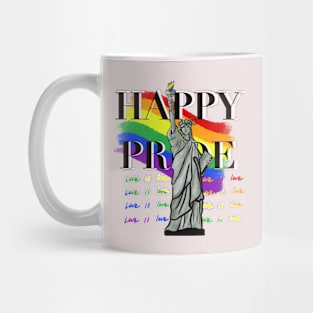 Happy Pride (Love is Love) Mug